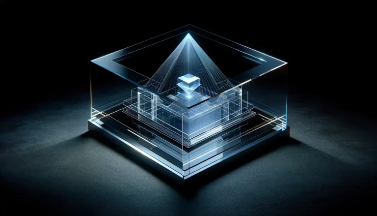 Proyector de hologramas 3D de metacrilato