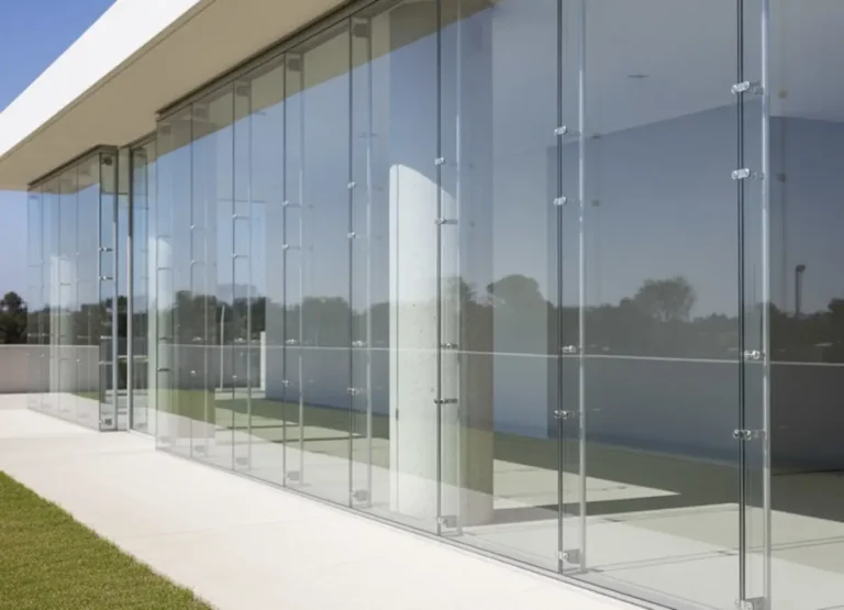 Ventanal de metacrilato en oficina con luz natural