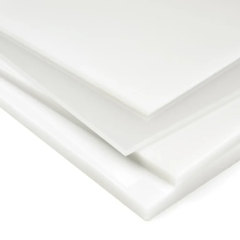Planchas de metacrilato blanco opal a medida