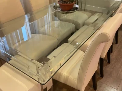 Mesas de metacrilato a medida para oficinas y despachos