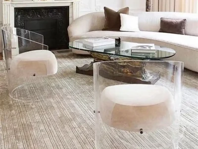 Arquitectura y decoración en metacrilato transparente