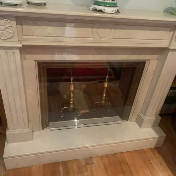 Decoración de chimeneas con metacrilato en paneles de interior