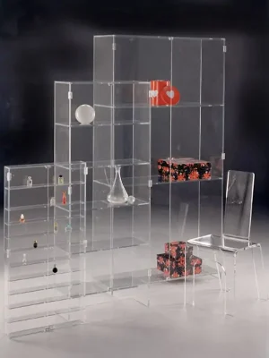 Estantería personalizada en metacrilato