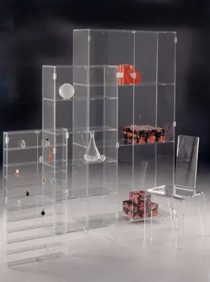 Estanterías y librerías en metacrilato