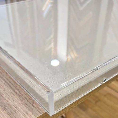 Expositor en metacrilato transparente