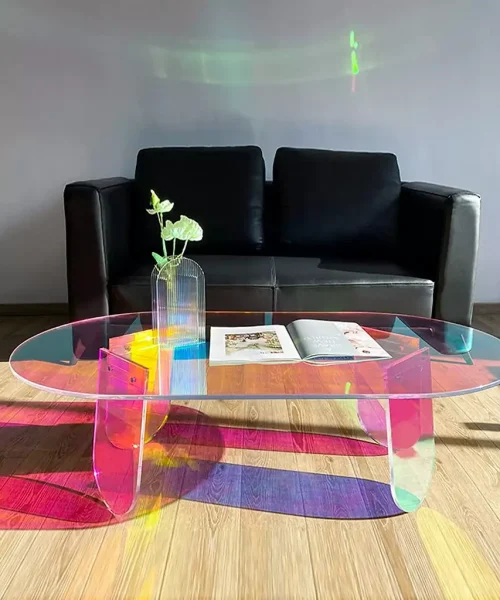 Fabricación de mesas de metacrilato combinando funcionalidad y estilo