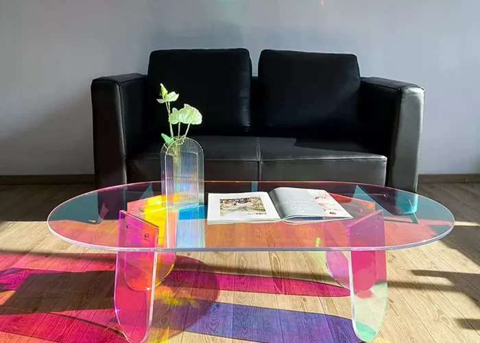 Fabricación de mesas de metacrilato combinando funcionalidad y estilo