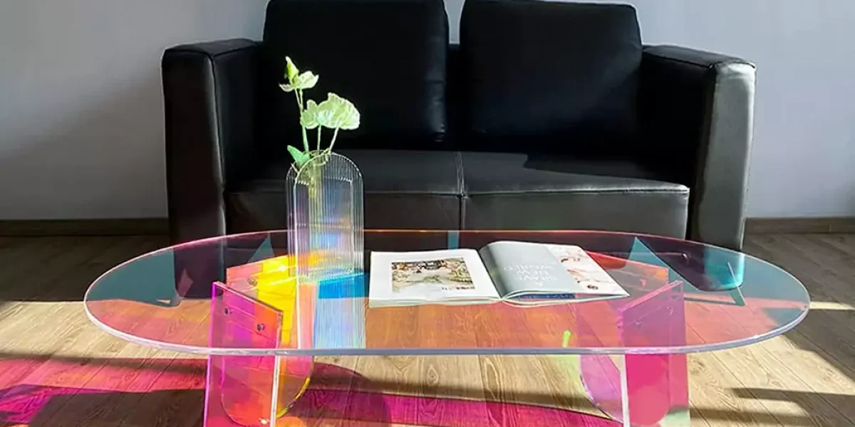 Fabricación de mesas de metacrilato combinando funcionalidad y estilo