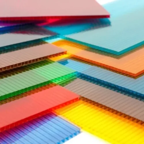 Planchas de policarbonato de colores