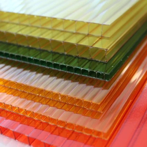 Placas de policarbonato compacto transparentes