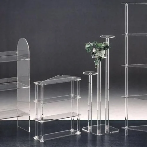 Elementos de mobiliario empleando metacrilato