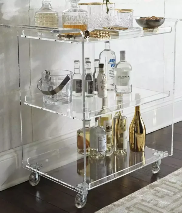 Carros y camareras a medida en metacrilato