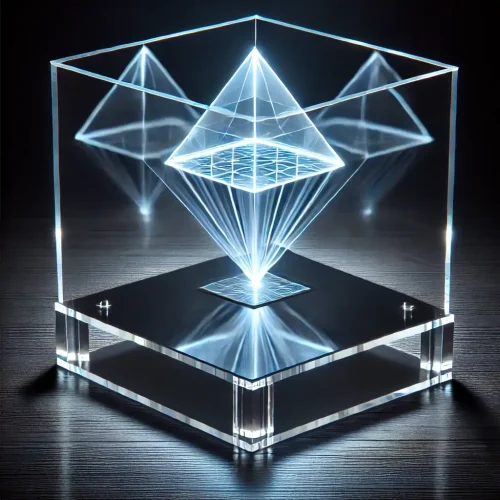 Proyector 3D de metacrilato