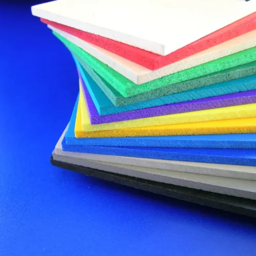 PVC espumado de colores