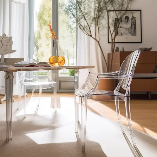 Muebles de metacrilato silla moderna