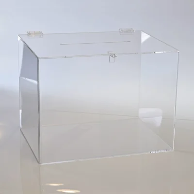 Urnas de metacrilato transparente para votaciones y sorteos