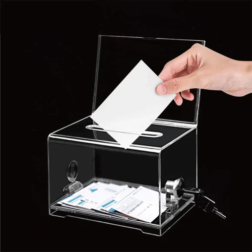 Urnas de metacrilato para votaciones y sorteos