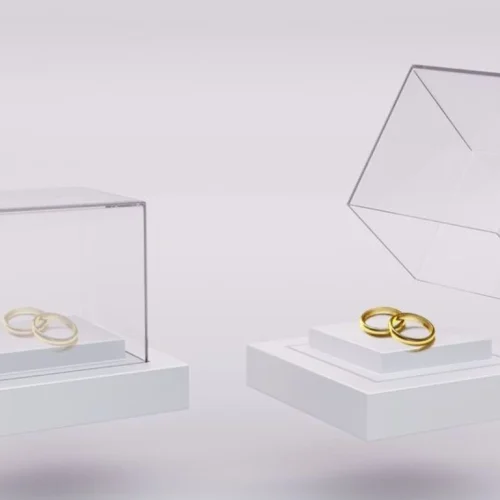 Urnas y tapas de metacrilato para joyerías